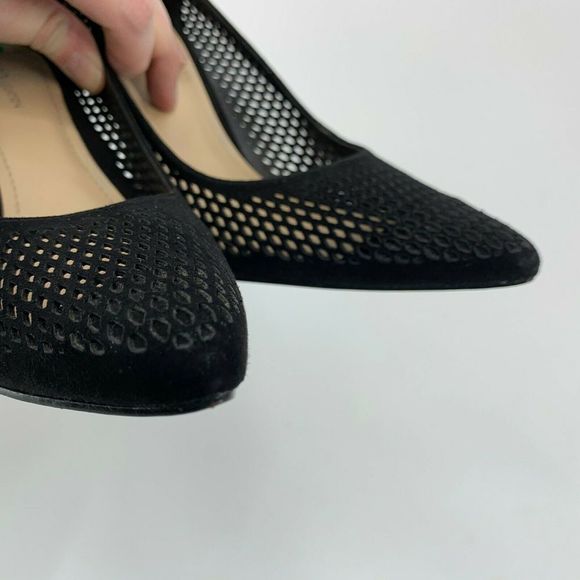 Bcbgeneration Black Suede Pumps High Heel Shoes 8 - Picture 6 of 8